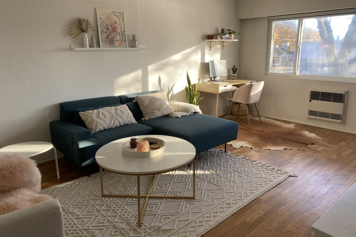 This Small Rental Was Furnished Mostly with Craigslist & Facebook Finds